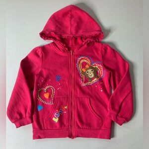 Girls Zip Up Hoodie